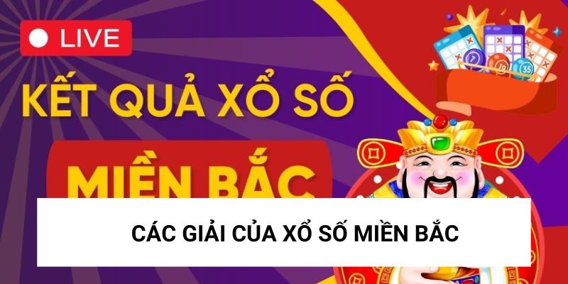 Các giải của xổ số miền Bắc